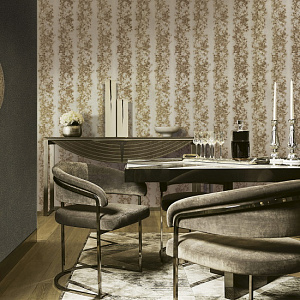 Decori&Decori Carrara 82683 для кухни для спальни для гостиной для коридора для кабинета для офиса для столовой для загородного дома для комнаты для прихожей белый золотой